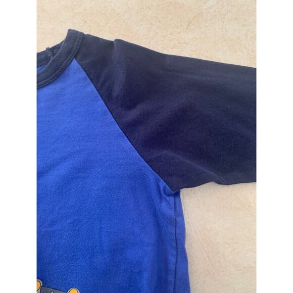 Hanna Anderson boys size 4 blue plane long sleeve shirt 100 - Picture 5 of 7